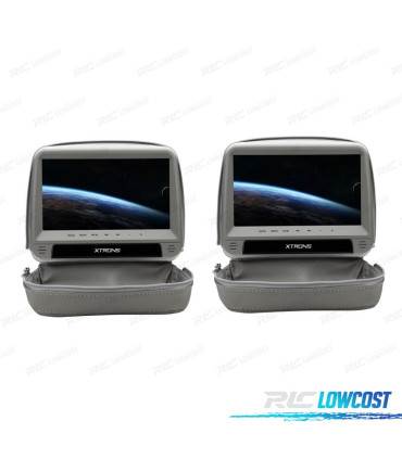 ENCOSTO DE CABEÇA MULTIMEDIA 9 " CINZENTO