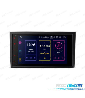 AUTO RADIO 8" GPS ANDROID 12 PARA AUDI A4 B6 B7 00-08 SEAT EXEO 08-12