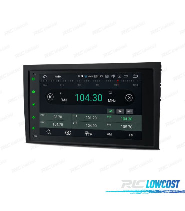 AUTO RADIO 8" GPS ANDROID 12 PARA AUDI A4 B6 B7 00-08 SEAT EXEO 08-12