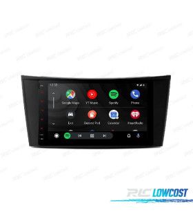 AUTO RADIO GPS ANDROID 12 PARA MERCEDES CLS W219 05-06 E W211 02-08