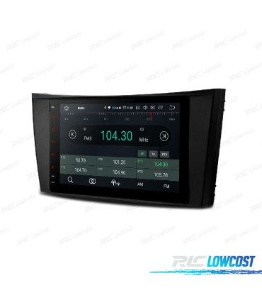 AUTO RADIO GPS ANDROID 12 PARA MERCEDES CLS W219 05-06 E W211 02-08