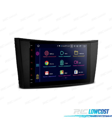 AUTO RADIO GPS ANDROID 12 PARA MERCEDES CLS W219 05-06 E W211 02-08