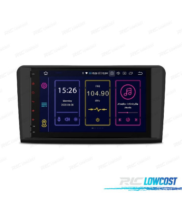 AUTO RADIO GPS ANDROID 10 PARA MERCEDES ML 05-12 GL 06-12