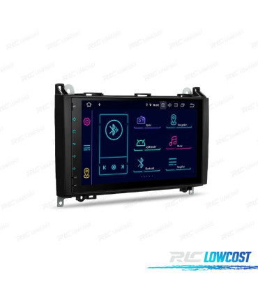 AUTO RADIO GPS ANDROID 11 64GB PARA MERCEDES A 04-12 B 05-11 VITO VIANO 06-14 SPRINTER 06-12