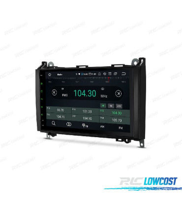 AUTO RADIO GPS ANDROID 11 64GB PARA MERCEDES A 04-12 B 05-11 VITO VIANO 06-14 SPRINTER 06-12