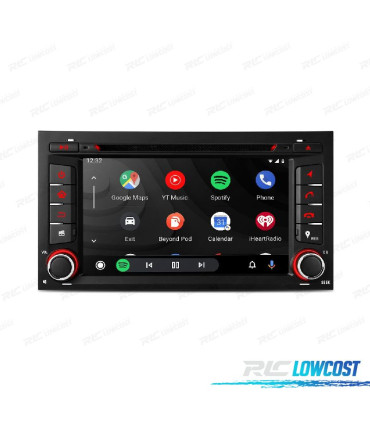 AUTO RADIO GPS ANDROID 14 PARA SEAT LEON 3 13-18