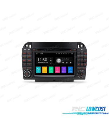 AUTO RADIO GPS ANDROID 10 PARA MERCEDES S W220 98-05