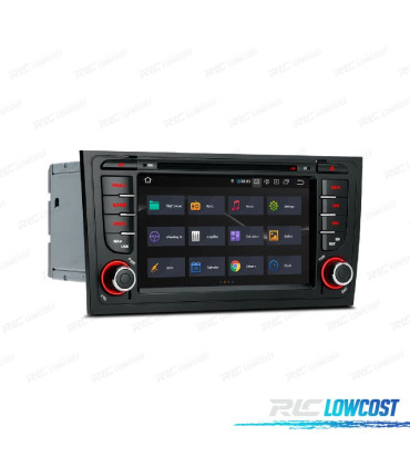 AUTO RADIO GPS ANDROID 12 PARA AUDI A6 4B 97-04 ALLROAD 99-05