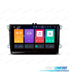 AUTO RADIO GPS 8" ANDROID 10 VOLKSWAGEN VW PARA SKODA SEAT