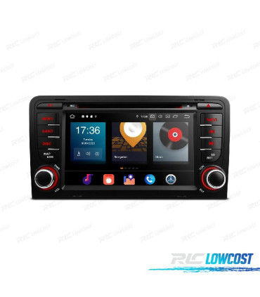 AUTO RADIO GPS ANDROID 12 PARA AUDI A3 8P 8PA SPORTBACK 03-12 B