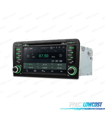 AUTO RADIO GPS ANDROID 12 PARA AUDI A3 8P 8PA SPORTBACK 03-12 B