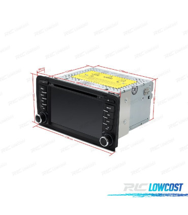 AUTO RADIO GPS ANDROID 12 PARA AUDI A3 8P 8PA SPORTBACK 03-12 B