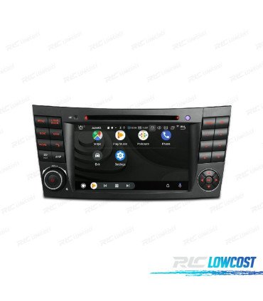 AUTO RADIO GPS ANDROID 10 PARA MERCEDES CLS W219 05-06 E W211 02-09