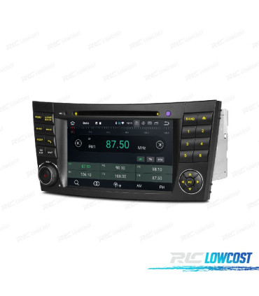 AUTO RADIO GPS ANDROID 10 PARA MERCEDES CLS W219 05-06 E W211 02-09