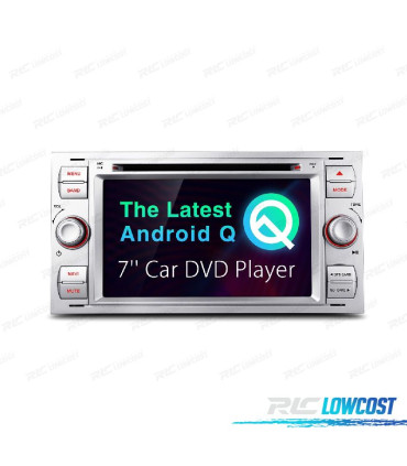 AUTO RADIO GPS ANDROID 12 PARA FORD FOCUS C-MAX FIESTA GALAXY KUGA MONDEO S-MAX TRANSIT