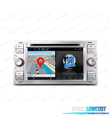 AUTO RADIO GPS ANDROID 12 PARA FORD FOCUS C-MAX FIESTA GALAXY KUGA MONDEO S-MAX TRANSIT