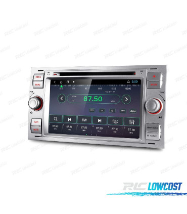 AUTO RADIO GPS ANDROID 12 PARA FORD FOCUS C-MAX FIESTA GALAXY KUGA MONDEO S-MAX TRANSIT