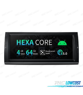 AUTO RADIO GPS ANDROID 12 10.25" PARA BMW X5 E53 99-06
