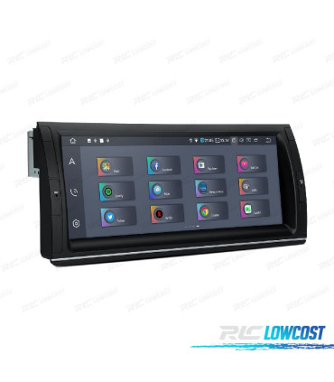 AUTO RADIO GPS ANDROID 12 10.25" PARA BMW X5 E53 99-06