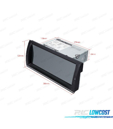 AUTO RADIO GPS ANDROID 12 10.25" PARA BMW X5 E53 99-06