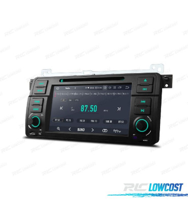 AUTO RADIO GPS PARA BMW E46 ANDROID 14 DVD 4GB RAM 64GB ROM 98-05