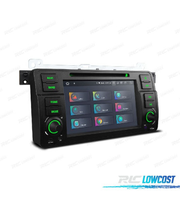 AUTO RADIO GPS PARA BMW E46 ANDROID 14 DVD 4GB RAM 64GB ROM 98-05