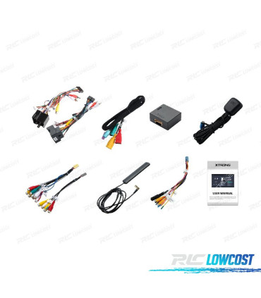 AUTO RADIO GPS ANDROID 12 MULTIMEDIA DVD VW PARA SEAT SKODA