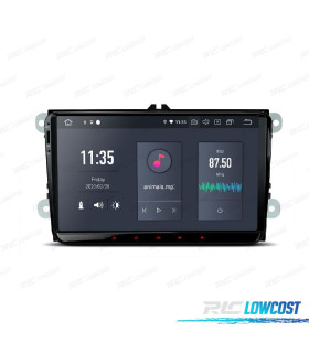 AUTO RADIO GPS ANDROID 12 VOLKSWAGEN VOLKSWAGEN VW SEAT SKODA 05-14