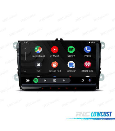 AUTO RADIO GPS ANDROID 12 VOLKSWAGEN VOLKSWAGEN VW SEAT SKODA 05-14
