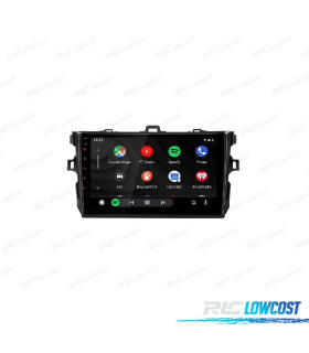 AUTO RADIO GPS ANDROID 10 PARA TOYOTA COROLLA 07-13