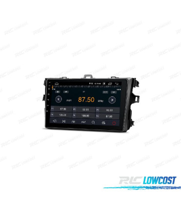 AUTO RADIO GPS ANDROID 10 PARA TOYOTA COROLLA 07-13