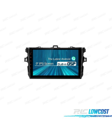 AUTO RADIO GPS ANDROID 10 PARA TOYOTA COROLLA 07-13