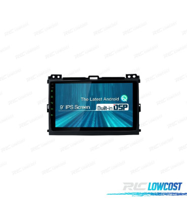 AUTO RADIO GPS ANDROID 12 PARA TOYOTA LAND CRUISER 02-09