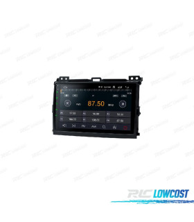 AUTO RADIO GPS ANDROID 12 PARA TOYOTA LAND CRUISER 02-09
