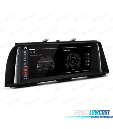 AUTO RADIO GPS ANDROID 12 PARA BMW F10 F11 13- com sistema NBT