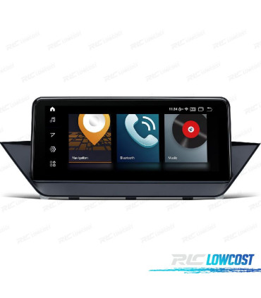 AUTO RADIO GPS ANDROID 10 BMW X1 E84 09-15 A