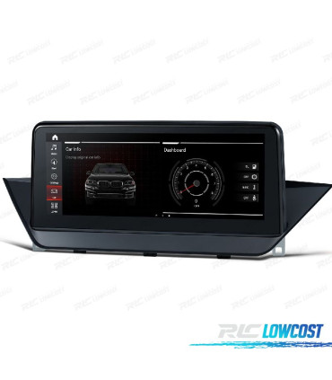 AUTO RADIO GPS ANDROID 10 BMW X1 E84 09-15 B