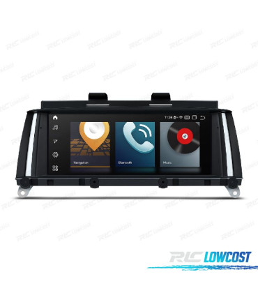 AUTO RADIO GPS ANDROID 10 PARA BMW X3 F25 11-16 X4 F26 14-16 NBT