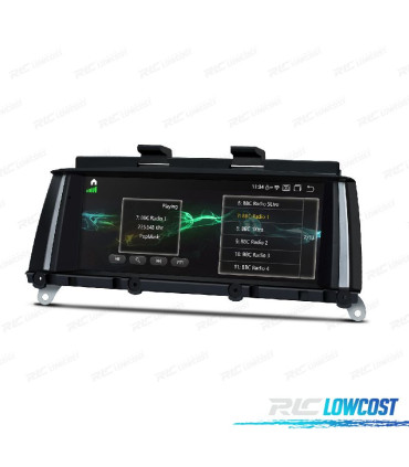 AUTO RADIO GPS ANDROID 10 PARA BMW X3 F25 11-16 X4 F26 14-16 NBT
