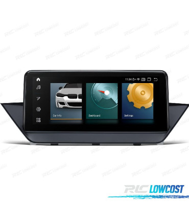 AUTO RADIO GPS ANDROID 10 BMW X1 E84 09-15 C