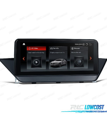 AUTO RADIO GPS ANDROID 10 BMW X1 E84 09-15 C