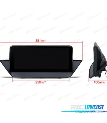 AUTO RADIO GPS ANDROID 10 BMW X1 E84 09-15 D