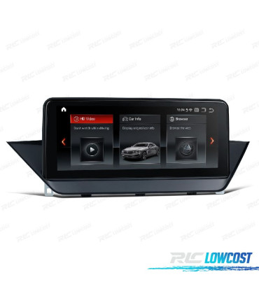 AUTO RADIO GPS ANDROID 10 BMW X1 E84 09-15 D
