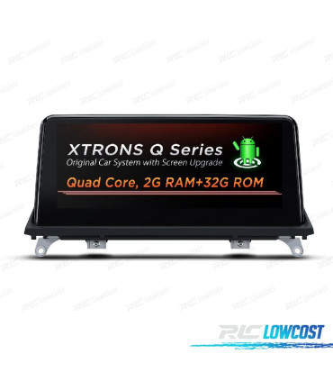 AUTO RADIO GPS ANDROID 12 PARA BMW X5 E70 07-10 X6 E71 07-10 COM SISTEMA CCC