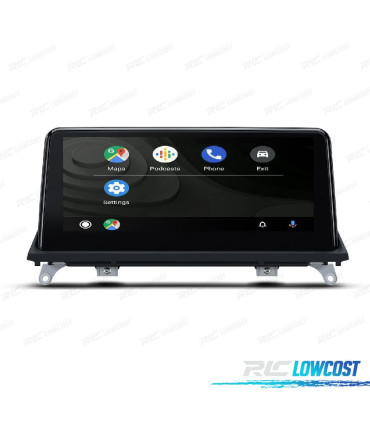 AUTO RADIO GPS ANDROID 12 PARA BMW X5 E70 07-10 X6 E71 07-10 COM SISTEMA CCC