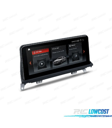 AUTO RADIO GPS ANDROID 12 PARA BMW X5 E70 07-10 X6 E71 07-10 COM SISTEMA CCC