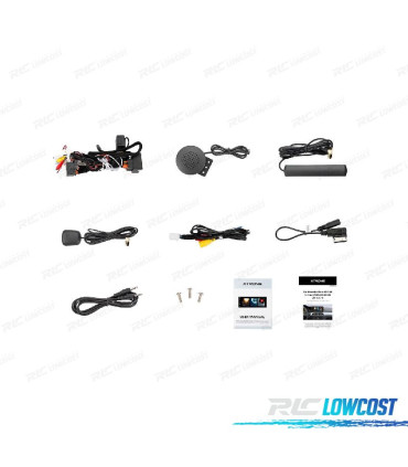 AUTO RADIO ANDROID 12 PARA MERCEDES C W204 11-14