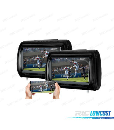 ENCOSTO DE CABEÇA MULTIMEDIA DVD 9 PULGADAS