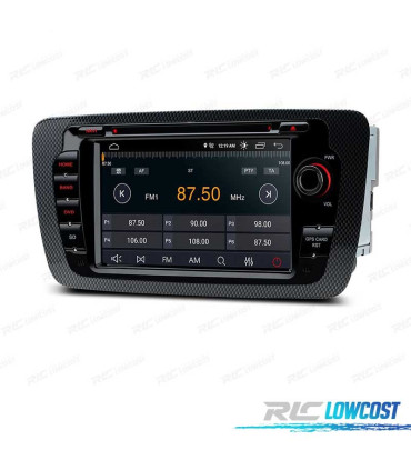 AUTO RADIO GPS LCD TÁCTIL 7" PARA SEAT IBIZA 6J ANDROID 11 Y CARPLAY