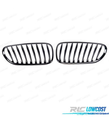 GRELHAS FRONTAIS BMW Z4 E85 ROADSTER COUPE 03-09 PRETO BRILHO